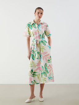 ?i?ekli G?mlek Elbise