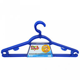 Вешалка-плечики р48-50, 42х12х1см, пластик, вращающийся крючок, набор 3шт (Россия)