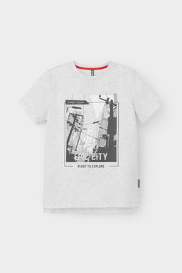 Crockid _ КР 302635/св.серый меланж к520 фуфайка для мал фото 2