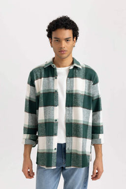 Рубашка Lumberjack с длинным рукавом в клетку обычного кроя