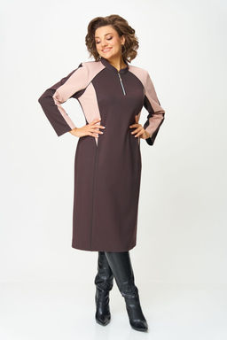 Платье Aira Style 24427 Шоколадный