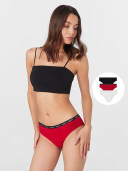 Трусы слипы женские в наборе, 3 шт.