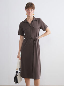 Beli Ku?akl? G?mlek Elbise