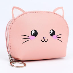 Кошелёк детский на молнии, розовый