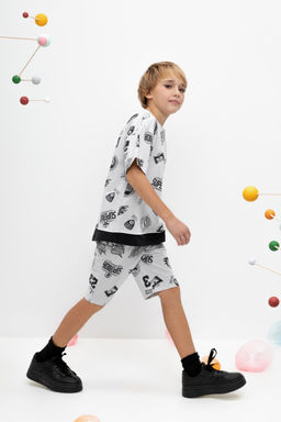 КР 400641/светло-серый,свобода движения к446 шорты для мал - Crockid фото 3