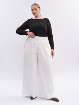 Брюки льняные TBB19152WHT04