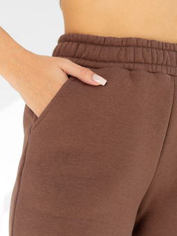 Брюки женские футер начес 3-х нитка пенье РОКСИ ШОКОЛАД - Domtrik фото 4