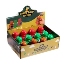 Цена за 11 шт. Мялка «Динозавр» с гидрогелем, цвета МИКС
