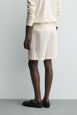 BERMUDA JACQUARD GEOM?TRICO / Crudo - Zara фото 3