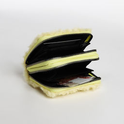 Кошелёк на молнии, жёлтый