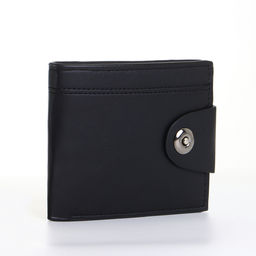 Портмоне мужское на магните, чёрное