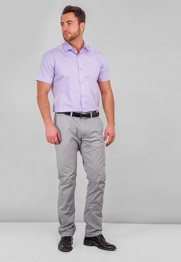 Сорочка мужская короткий рукав GREG 720/109/LV/ZV  фото 4