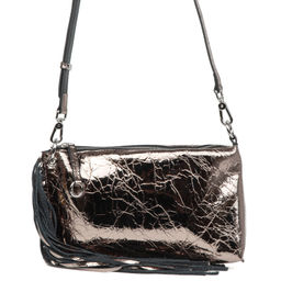 E-06189 бронзовый кожа, Женская кожаная сумка, Barcelo Biagi