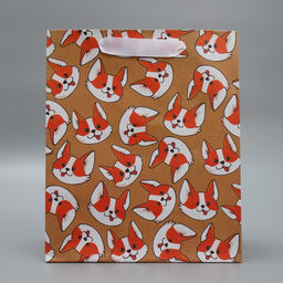 Пакет крафтовый вертикальный Пёсик, ML 23 27 11.5 см - Дарите счастье фото 2