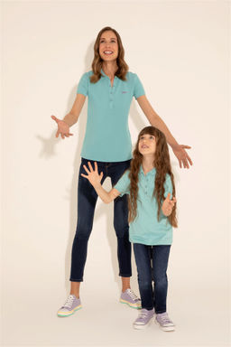 Женская мятная базовая футболка - U.s. polo assn фото 8