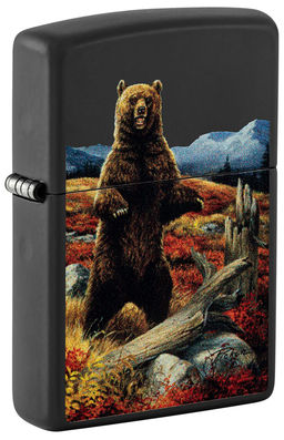 Зажигалка ZIPPO Линда Пикен Медведь | Linda Picken 48597