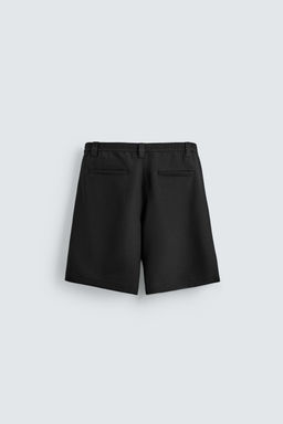 BERMUDA RELAXED FIT PLIEGUES LATERALES / Negro - Zara фото 7