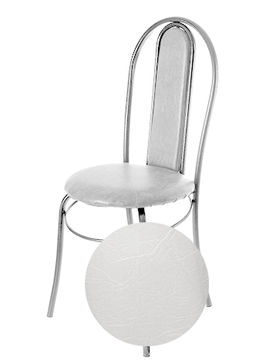 Стул "Венский" 55 н.хром,мрамор