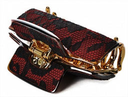 Заколка-краб PU0276 бордо