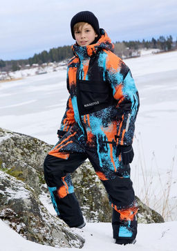 Комбинезон 8з1525 оранж/черный