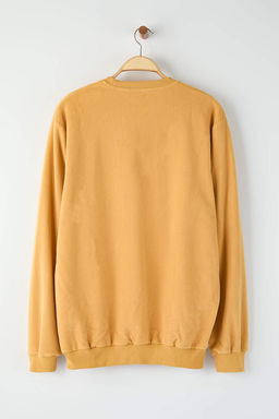 Hardal Regular/Normal Kesim Polar Bisiklet Yaka Sweatshirt/Pijama Ustu TMNAW26SW00033
