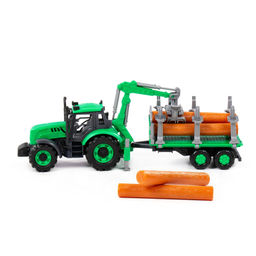 Трактор Прогресс лесовоз инерционный (зелёный) (в коробке) - Полесье фото 3