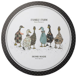 НАБОР ПОДСТАНОВОЧНЫХ САЛФЕТОК FAMILY FARM ИЗ 4 ШТ., ДИАМЕТР=38 СМ - Lefard фото 2