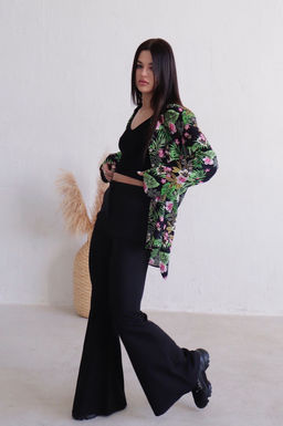 Рубашка с тропическим принтом - Martichelli фото 4