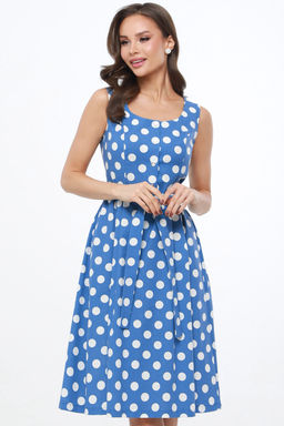 Платье Вальс цветов, блю - Dstrend фото 10