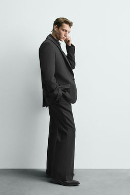 WOOL TUXEDO BLAZER - Zara фото 4