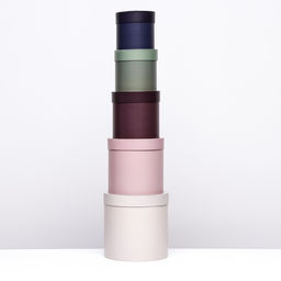 Набор круглых коробок №87, 5 в 1 Forest 23 х 23 х 23 - 13,5 х 13,5 х 13,5 см - Simaland фото 3