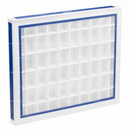 Демонстрационный бокс (витрина) на 60 ячеек Синий LEUCHTTURM 344051