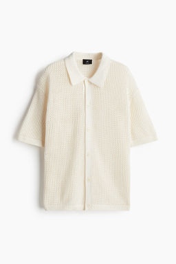 Camisa en punto pointelle Regular Fit - H&m фото 8
