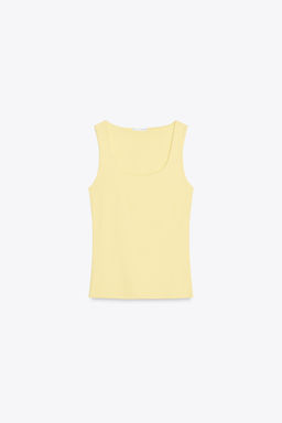 POLYAMIDE TOP WITH WIDE STRAPS