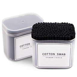 Ватные палочки. Cotton Swab (Чёрные) - Зеленая коробка фото 2