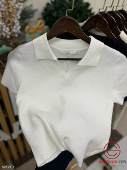 Футболка женская однотонная