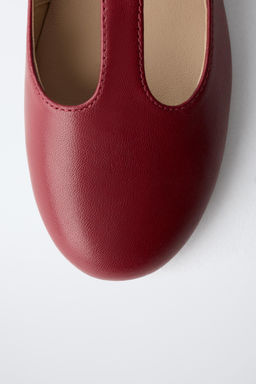 BAILARINA T PIEL LIMITED EDITION  / Rojo Burdeos