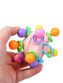 Развивающая сенсорная игрушка «Тянучка», с погремушкой