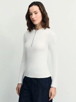 Джемпер на молнии из хлопка / Zarina