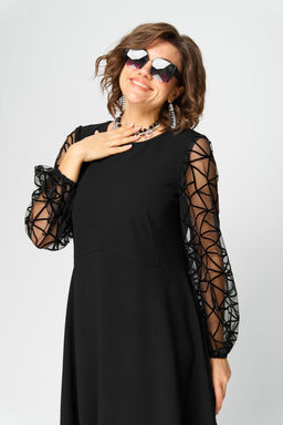 Платье EVA GRANT 7225Д черный