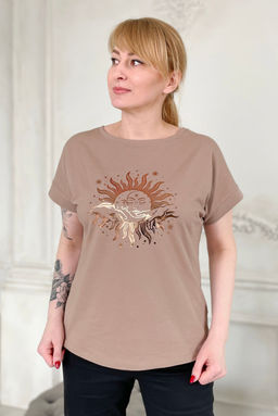 Футболка Rumoda 2195 капучино  фото 9