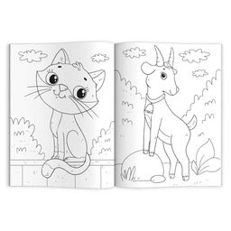 Раскраска для детей. Серия Раскраска с активити-заданием арт. 59983 КТО ЖИВЁТ НА ФЕРМЕ - Феникс+ фото 2