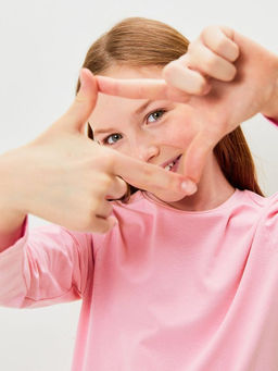 ACOOLA / Джемпер детский для девочек Ranken розовый  фото 3