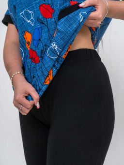 Костюм женский, цвет черный синий