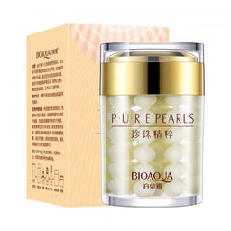 Bioaqua Pure Pearls 60g - Увлажняющий крем для лица с жемчужной пудрой