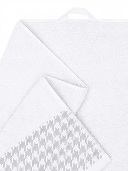 Полотенце для тела 70x130 белый махровая ткань