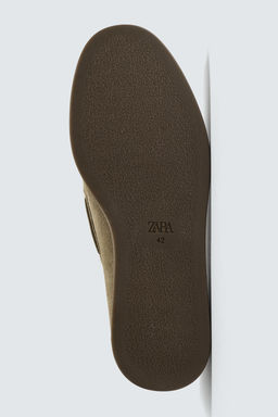 ZAPATO N?UTICO PIEL CASUAL / Gris Topo - Zara фото 7