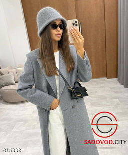 Пальто в макси длине, небольшой слой утепления для осени - Bruno фото 5