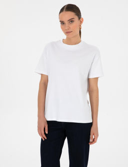 Beyaz Oversize Basic Ti__rt - Pierre cardin фото 3
