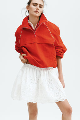 Falda en bordado ingl?s con cord?n de ajuste - H&m фото 6